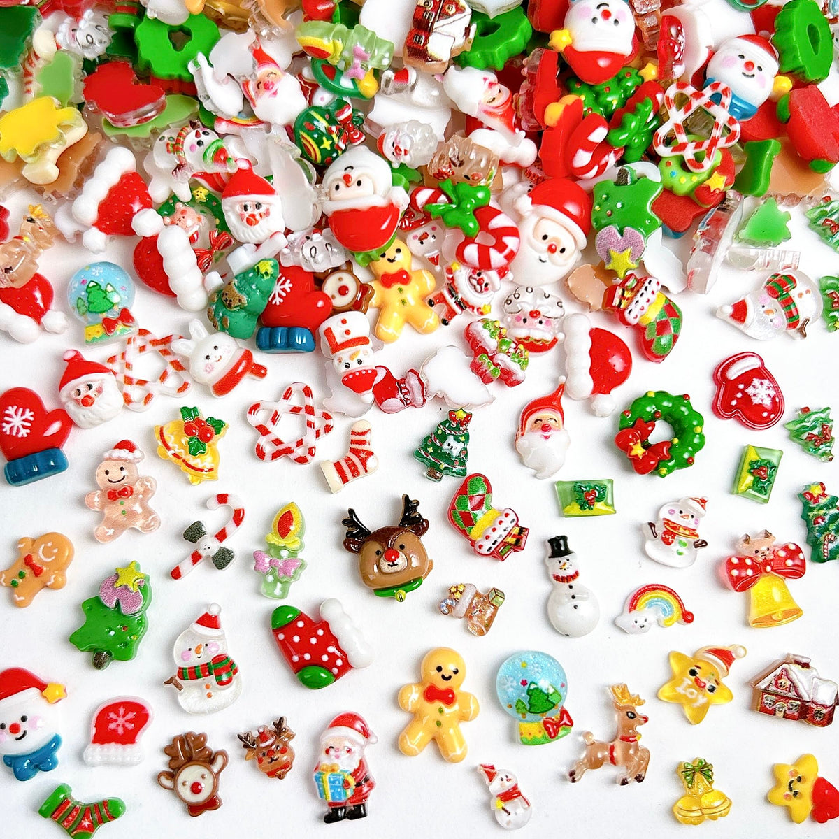 BANA ART Christmas gingerbread charm for festive nail art and long-lasting sparkle.