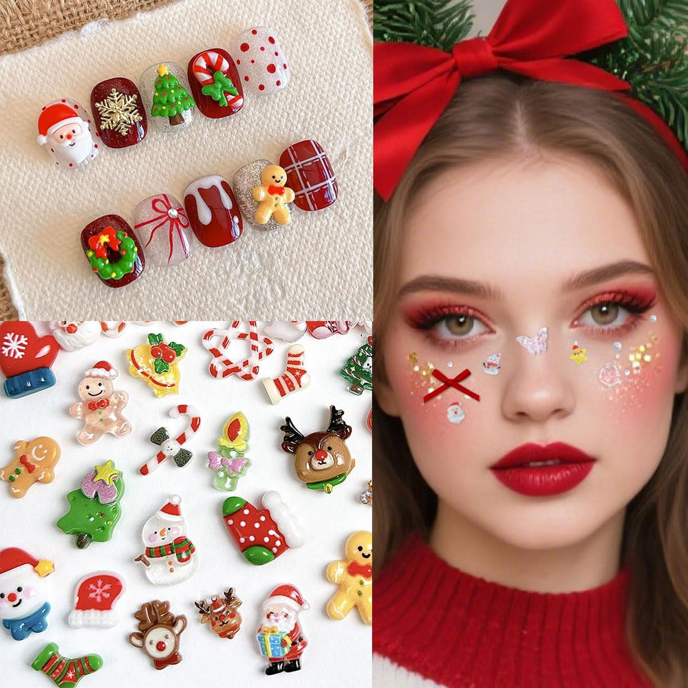 BANA ART Santa Claus charm for playful holiday nail designs.