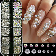 BANA ART caviar beads provide subtle texture for nail art accents