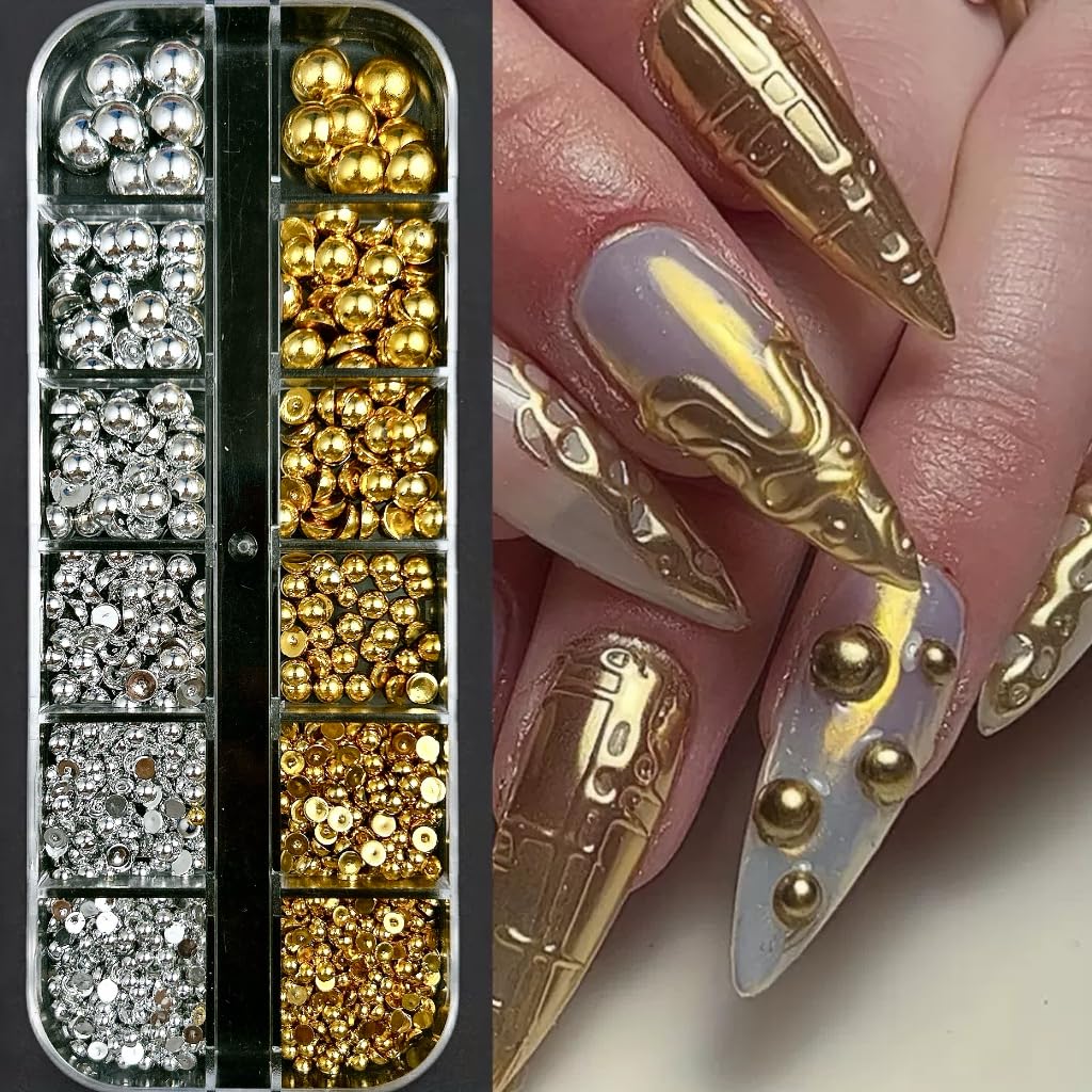 BANA ART flatback pearls catch light for salon-inspired finishes