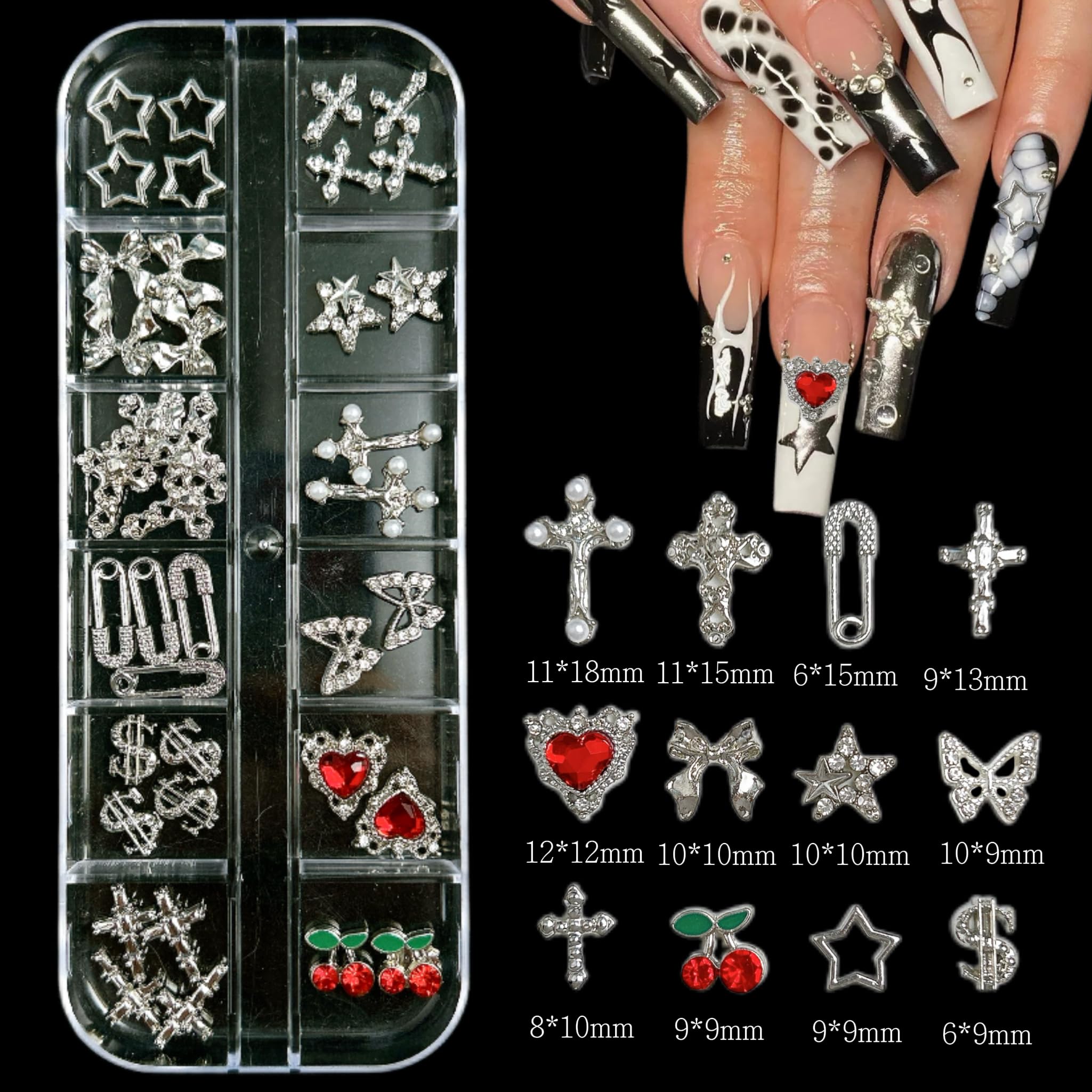 BANA ART kit box 2 features semi circular pearls, caviar beads, and butterfly accents