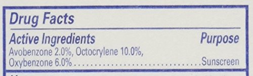 Banana Boat aloe vera vitamin E lip balm ingredients close-up