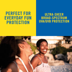 Banana Boat SPF lip balm with aloe vera and vitamin E for hydrated lips.