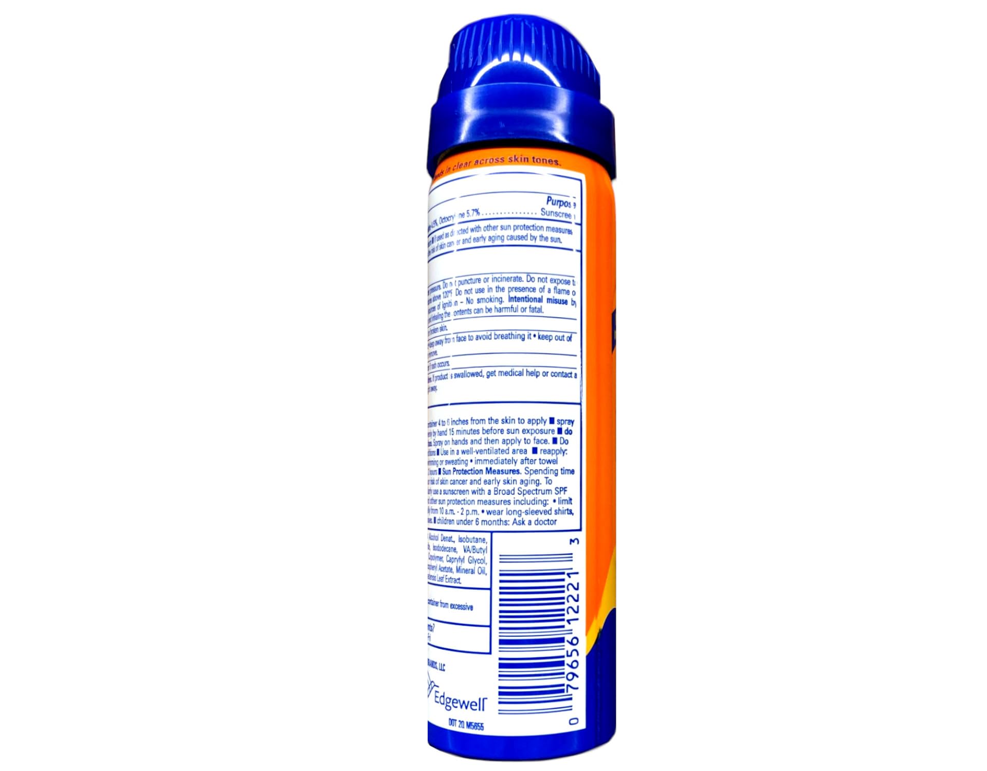 Banana Boat Sport SPF 30 application on forearm for workouts
