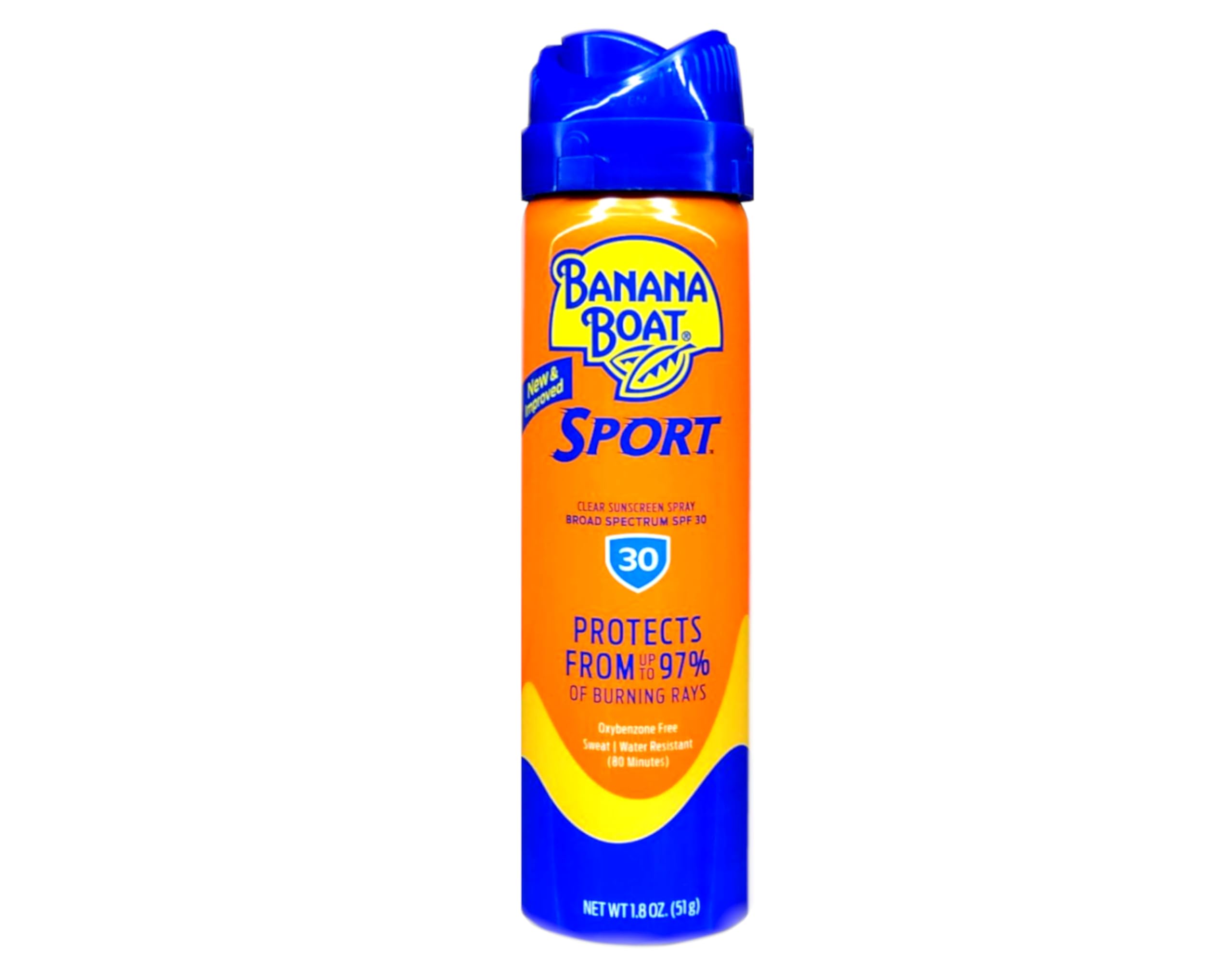 Banana Boat Sport SPF 30 pack of 2 on display for active days