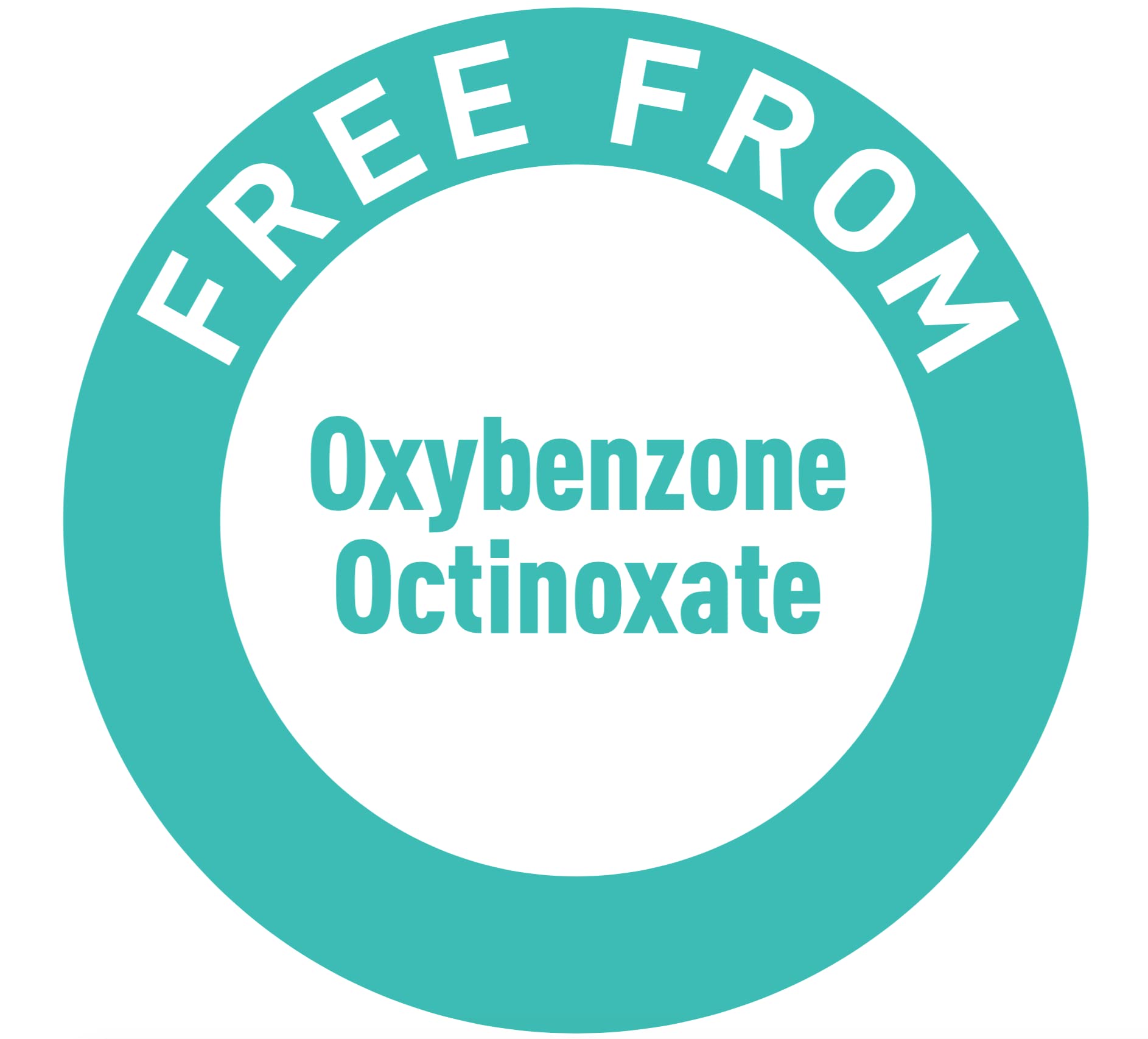 Label highlights oxybenzone-free and octinoxate-free sunscreen