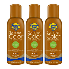 Banana Boat self tanning spray airbrush color for an even tan.