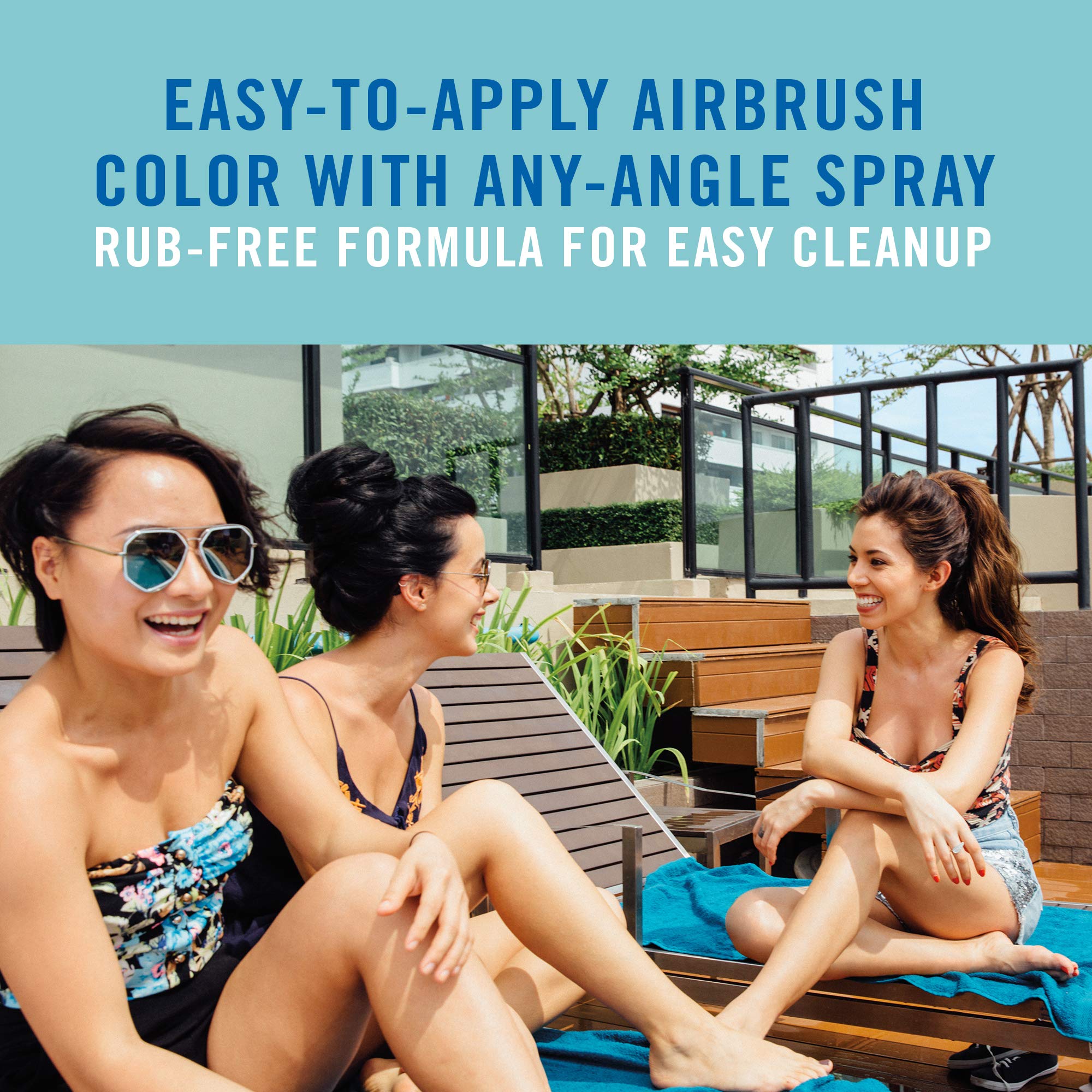 Banana Boat any-angle spray for easy coverage on hard-to-reach areas.