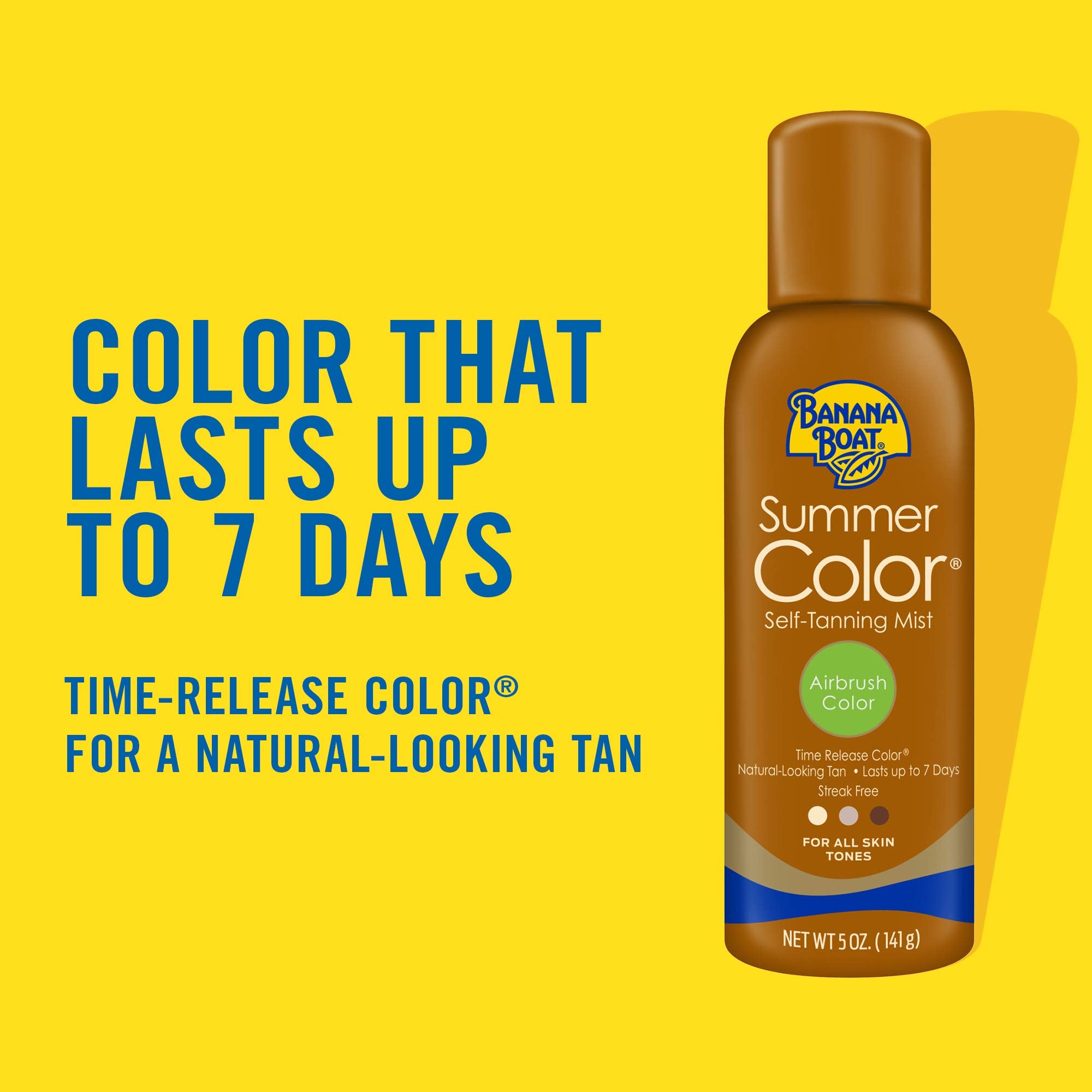 Banana Boat reef-safe self tanning formula for ocean-friendly use.