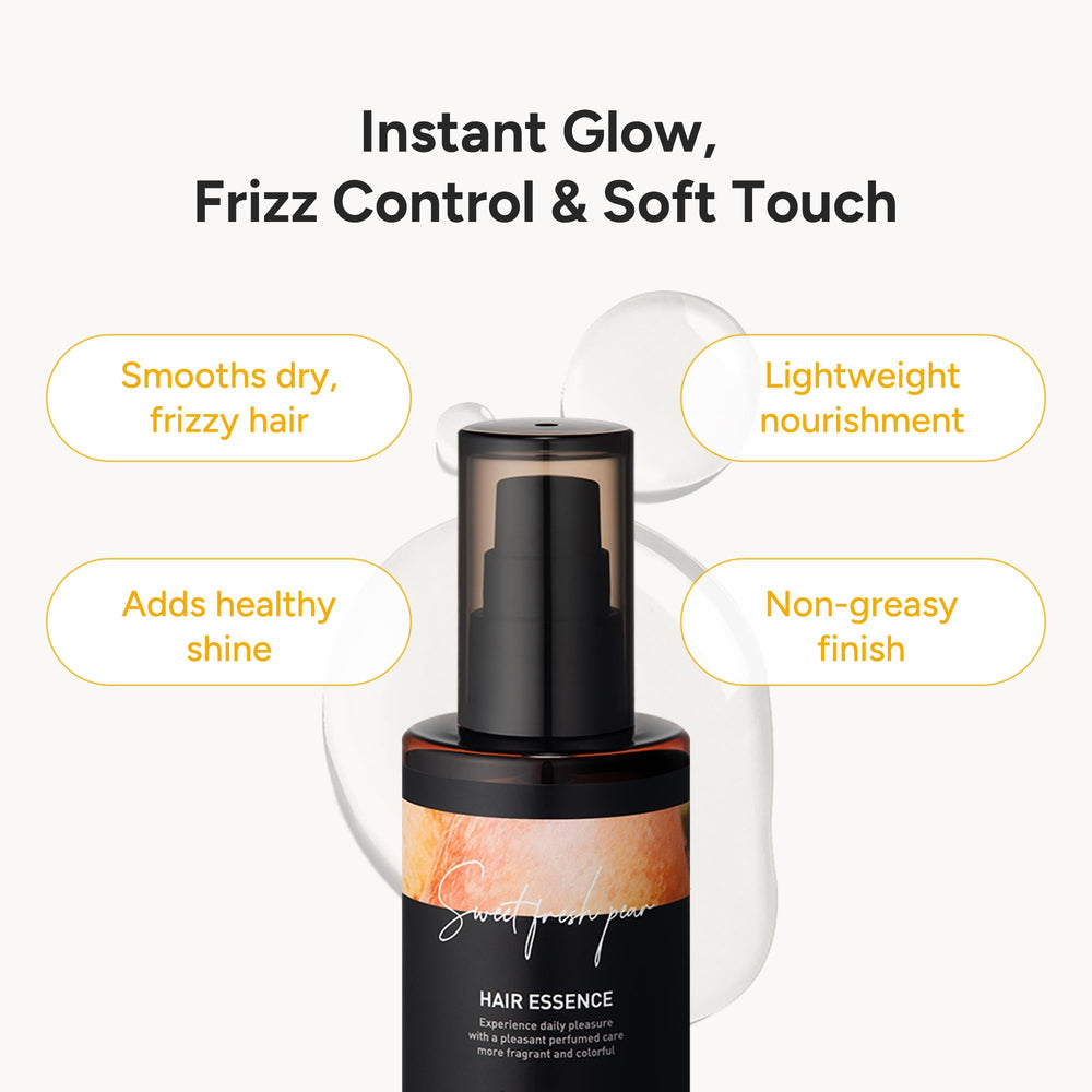 BANANAL frizz-control texture demonstrates tame flyaways for a polished style.