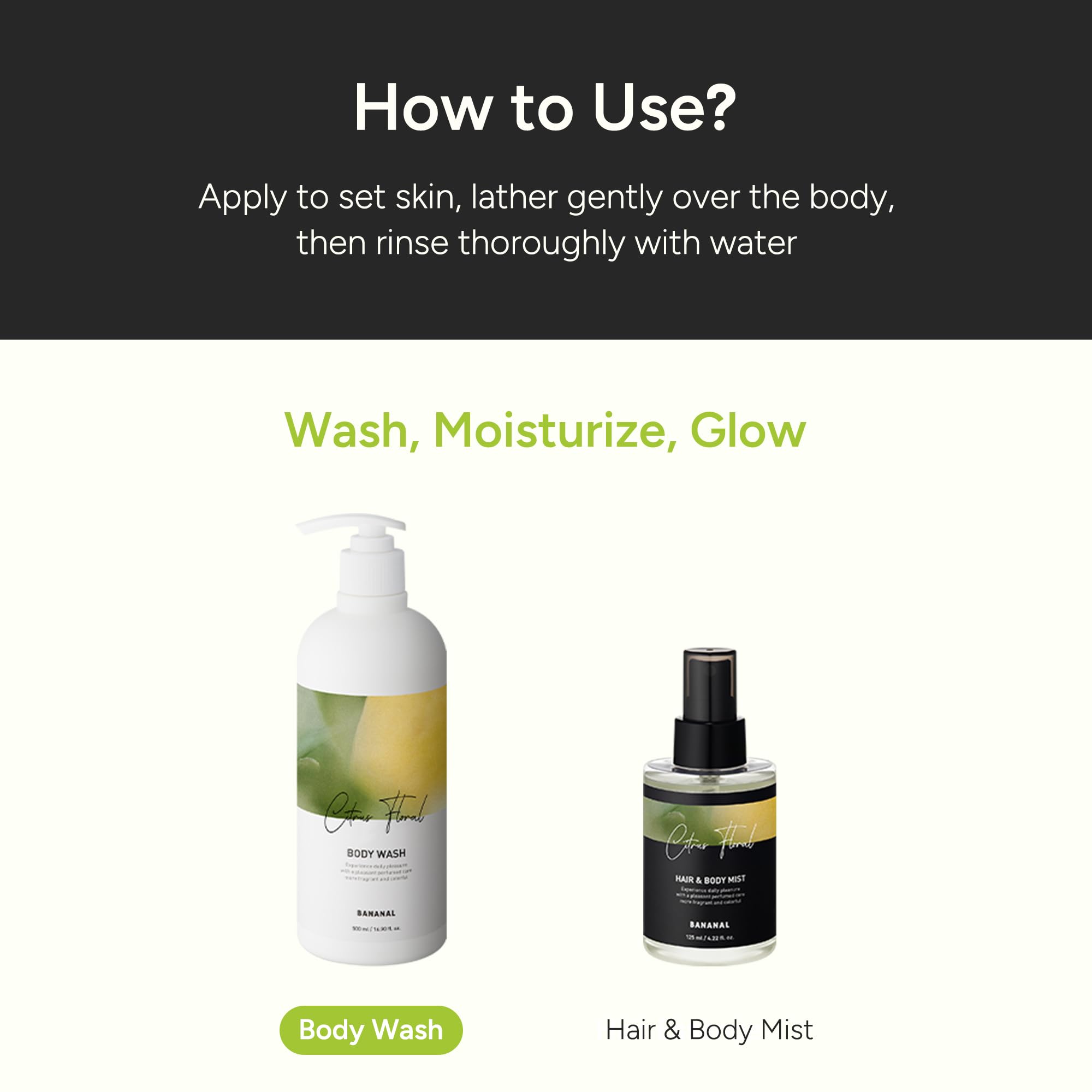 BANANAL hydrating cleanser in a 500ml bottle for extended use.