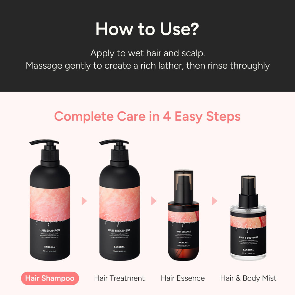 BANANAL Rosemary Shampoo foam cleanses gently while soothing the scalp.