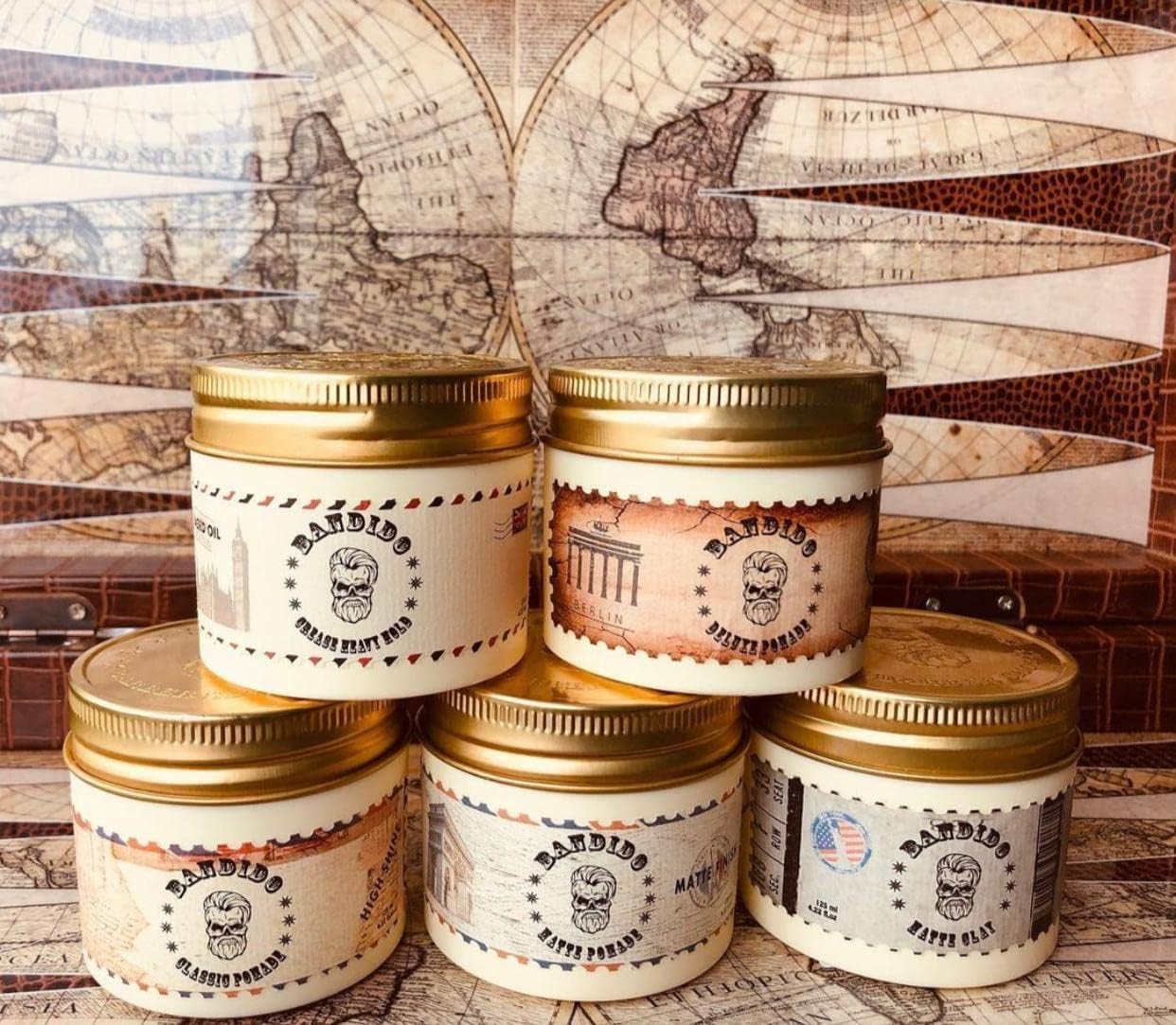 Bandido Aqua Wax 7 travel-jar ideal for on-the-go styling.