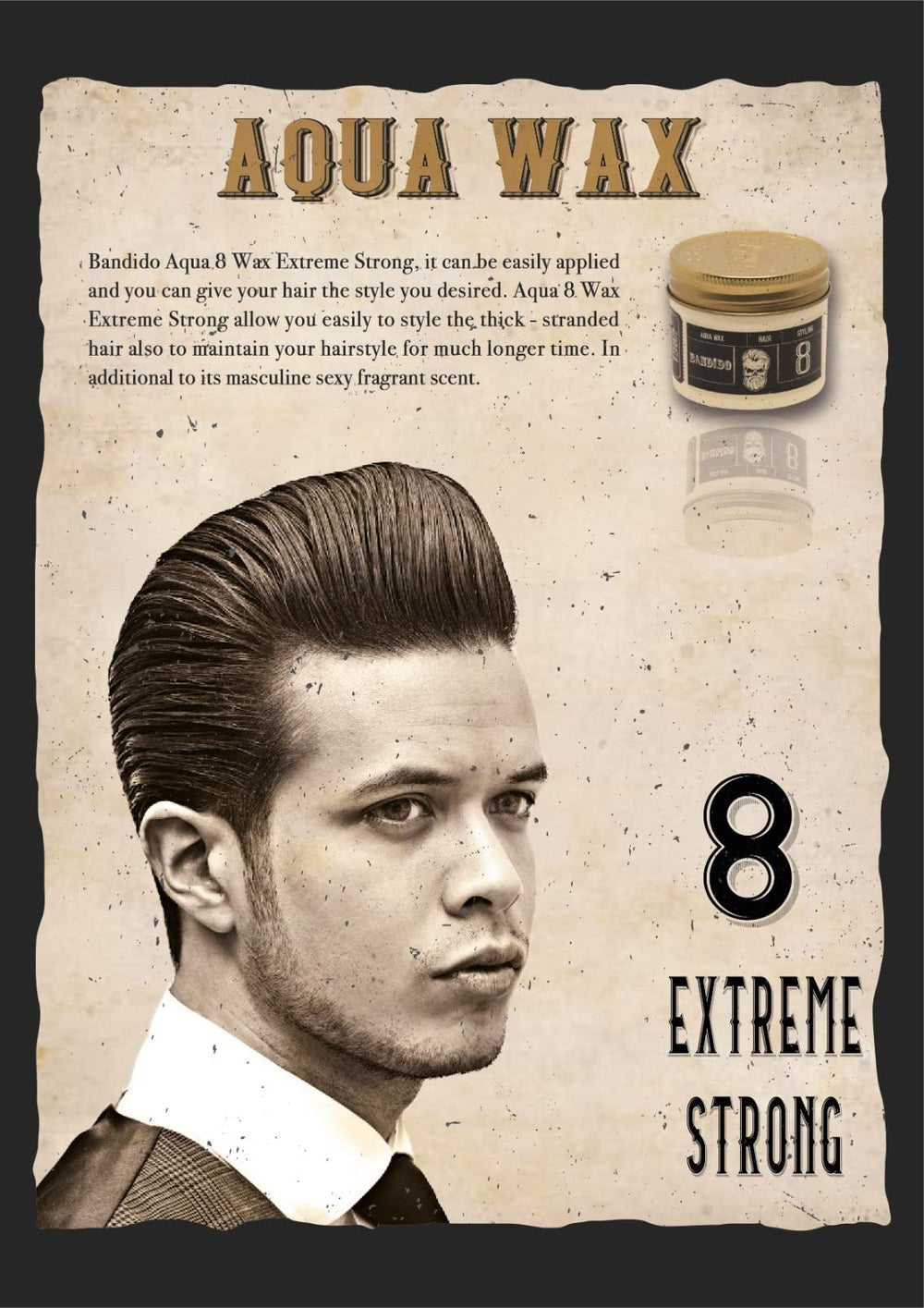 Bandido Aqua Wax 8 defines textured pieces for lift.