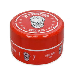 Bandido Aqua Wax 7 jar label close-up with clear packaging.