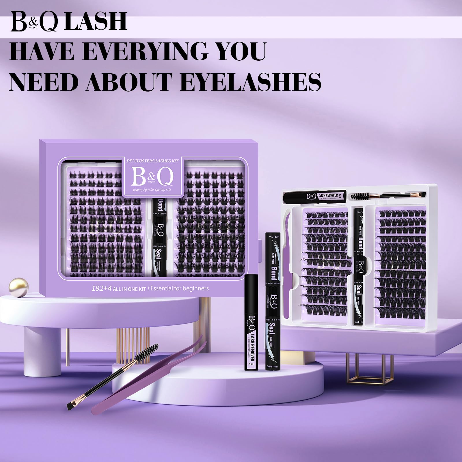 BandQaugen flat lash band for comfortable wear