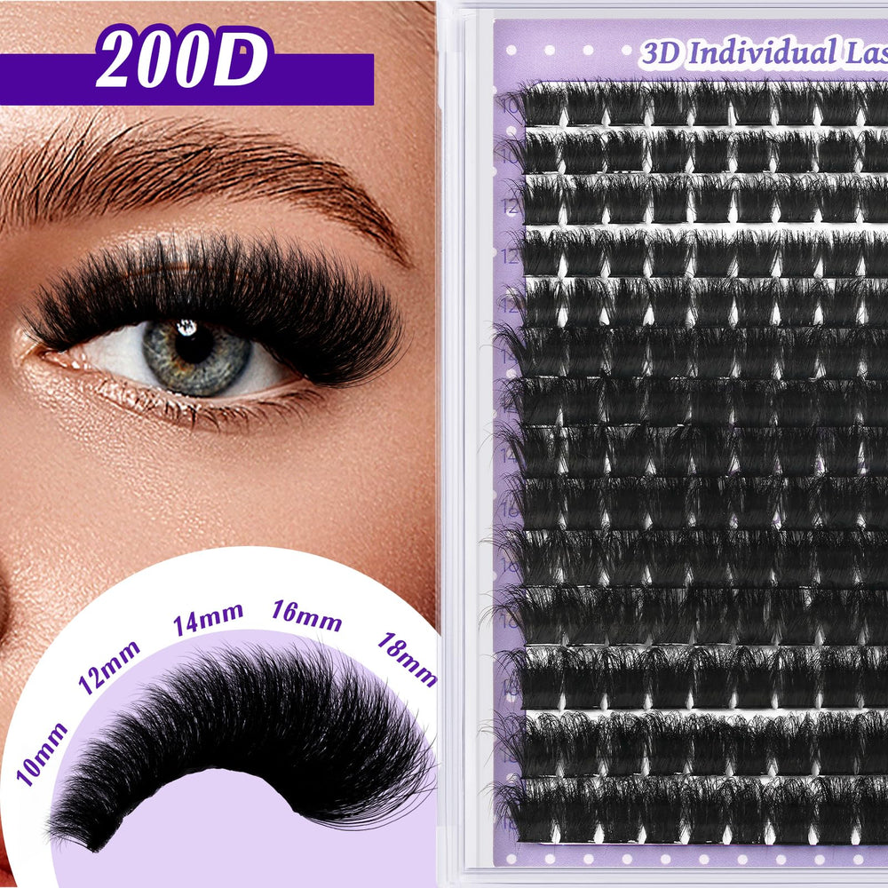 BandQaugen feathery fibers close-up highlighting soft, lightweight lashes