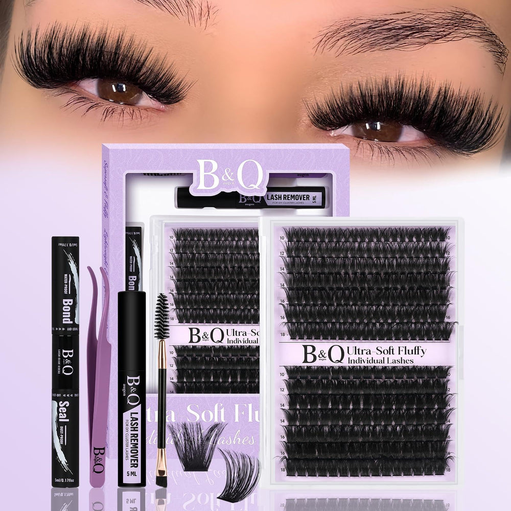 BandQaugen ultrasoft lash clusters kit for versatile looks.