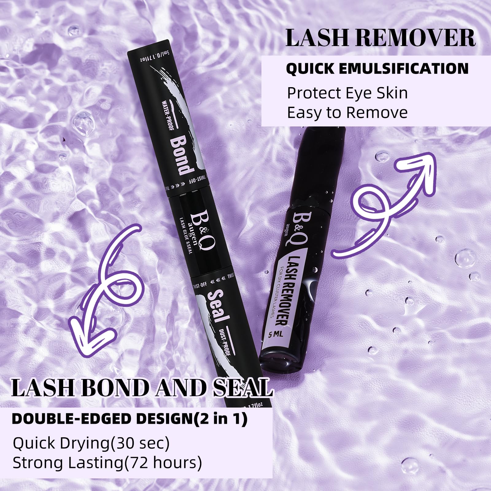 BandQaugen lash brush helps tidy lashes for a polished look