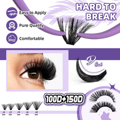 BandQaugen lash extension kit with applicator tools for easy at home application.