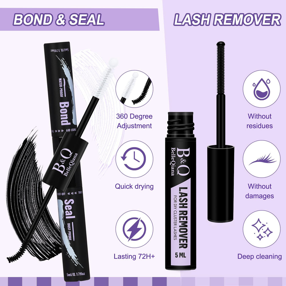 B&Qaugen travel-friendly lash kit fits in a bag for trips