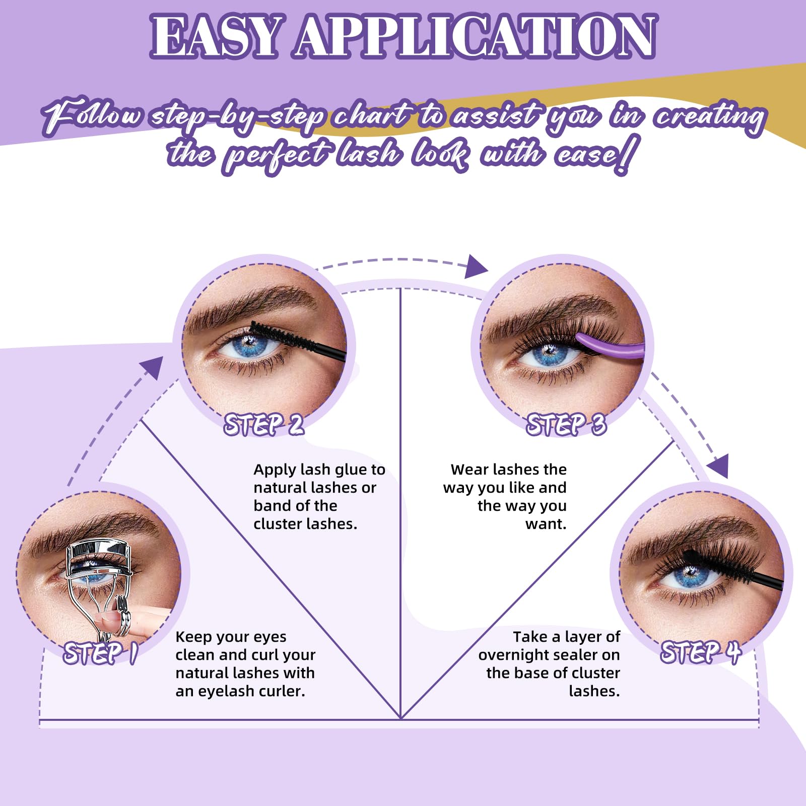 B&Qaugen bond and seal suit various lash lengths and styles.
