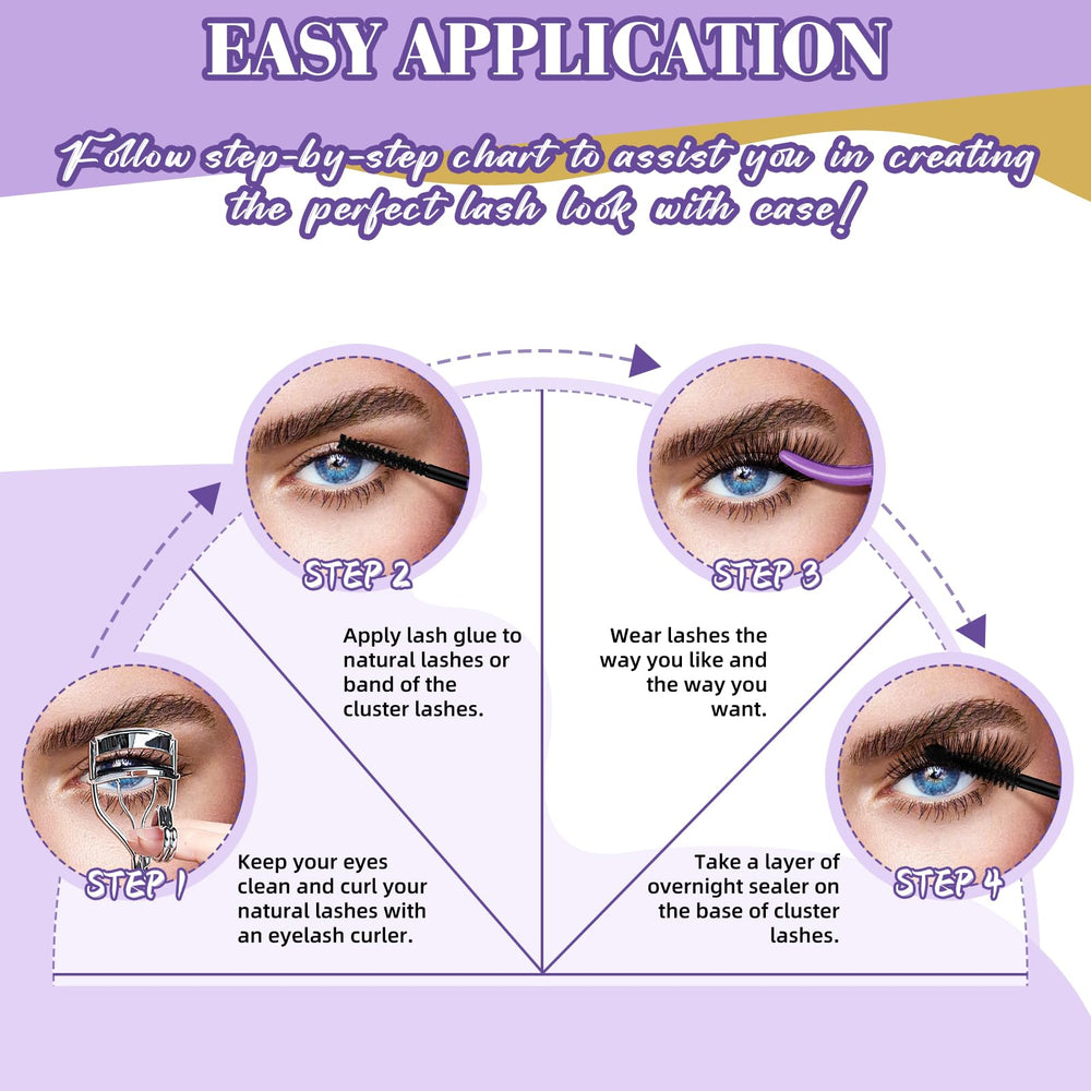 B&Qaugen bond and seal suit various lash lengths and styles.