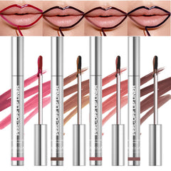 BANGFENG 4Pcs Peel Off Lip Liner Stain set packaging showing bold long-lasting color