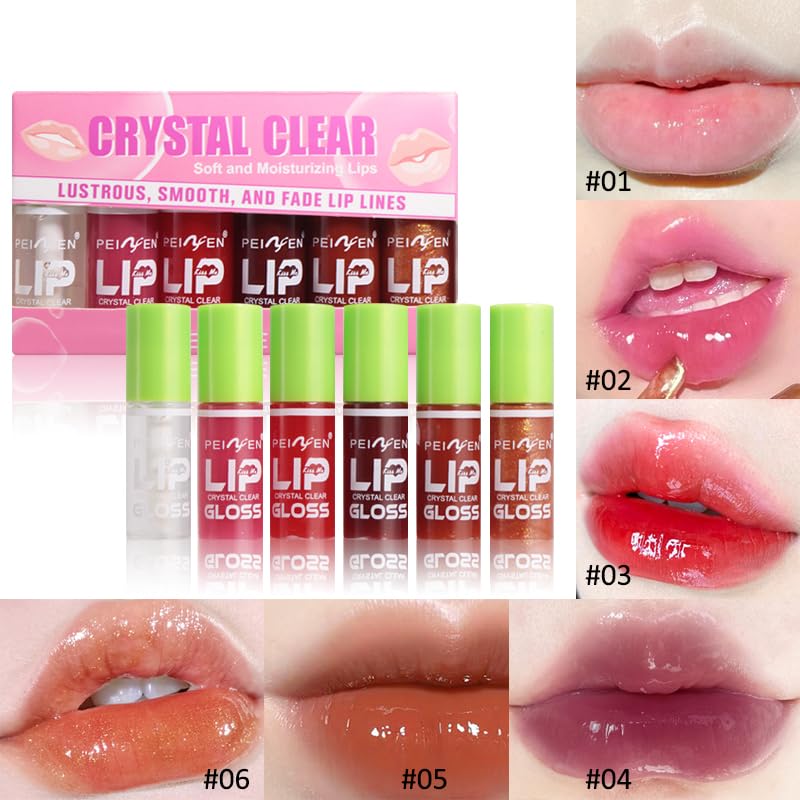 Bangfeng Crystal Clear Lip Oil brush application demonstrates precision and comfort.