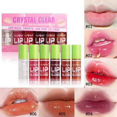 Bangfeng Crystal Clear Lip Oil brush application demonstrates precision and comfort.