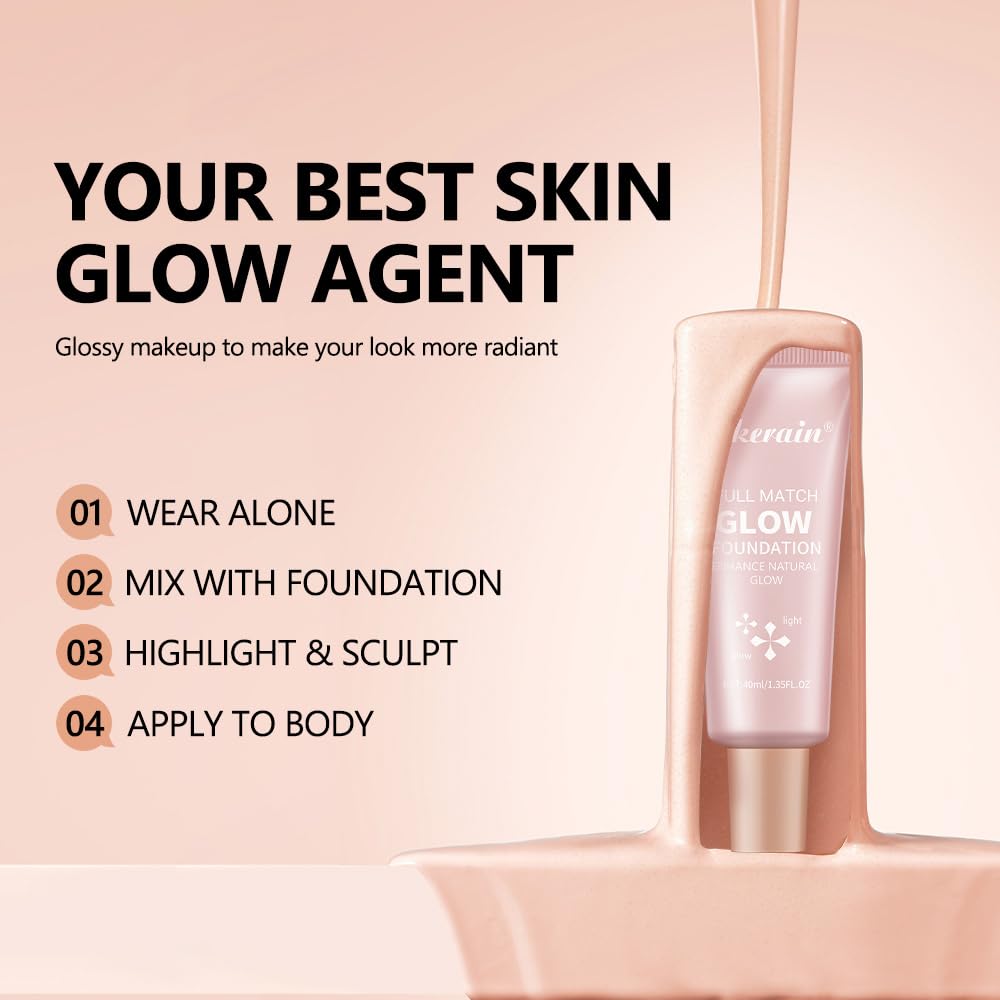 Daily makeup routine with Glotion enhances radiance