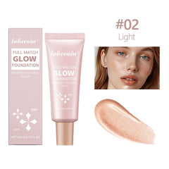 Bangfeng Glotion swatch on skin showing natural luminosity and blendable finish.