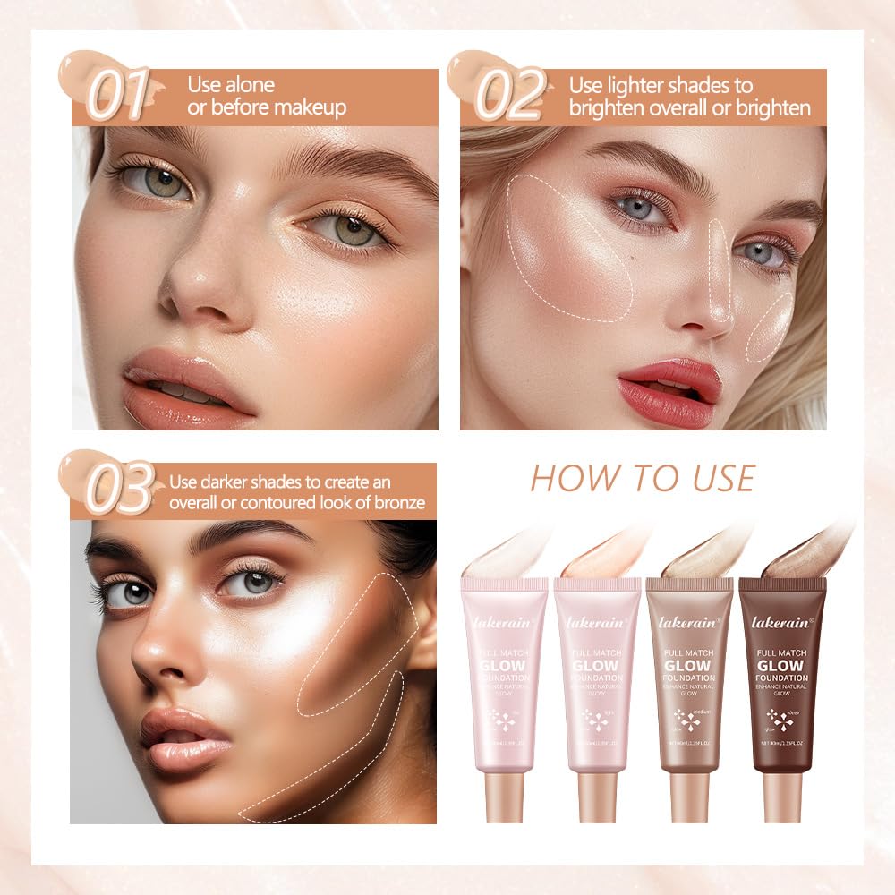 Swirl on cheek demonstrates dewy finish and glow