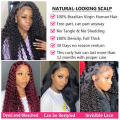 BangJazz deep wave texture provides soft bounce and natural curls