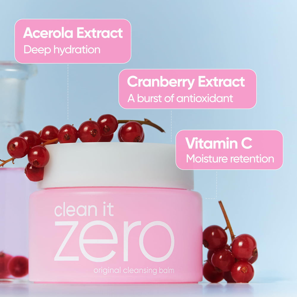 Banila Co Clean It Zero balm-to-oil transition during massage for makeup removal