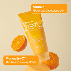 BANILA CO Clean it Zero Brightening Peeling Gel label emphasizes vegan, hypoallergenic formula.