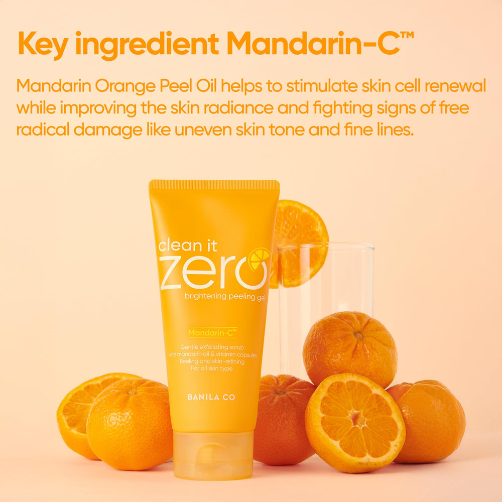 BANILA CO Mandarin-orange-oil infusion visual hints brightening and renewal.