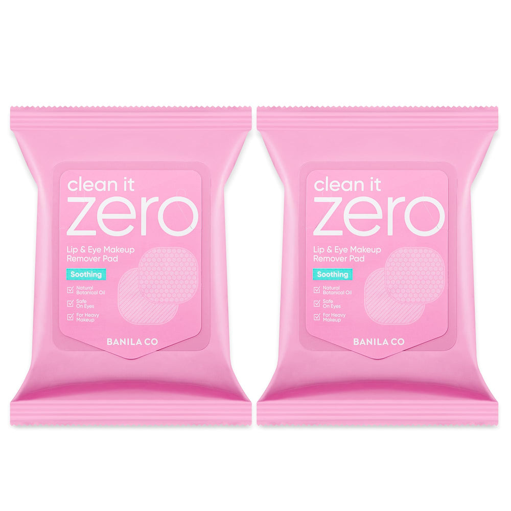 BANILA CO Clean It Zero dual-texture pad with embossed side for precise makeup removal.