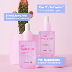 BANILA CO hyaluronic glow crystals emphasize moisture and natural glow