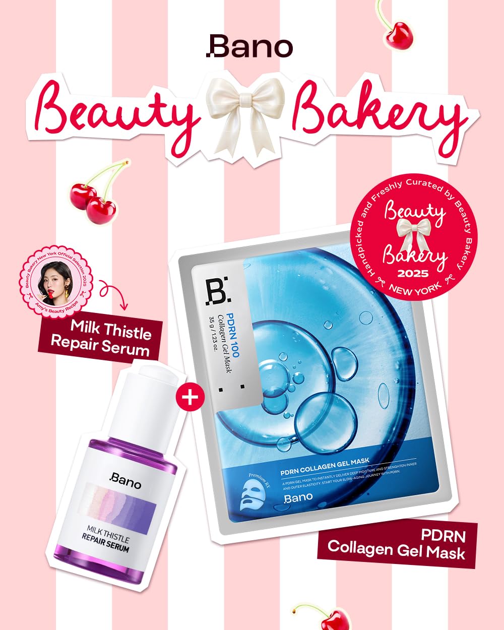 Bano PDRN collagen mask overnight application for skin firmness while you sleep.