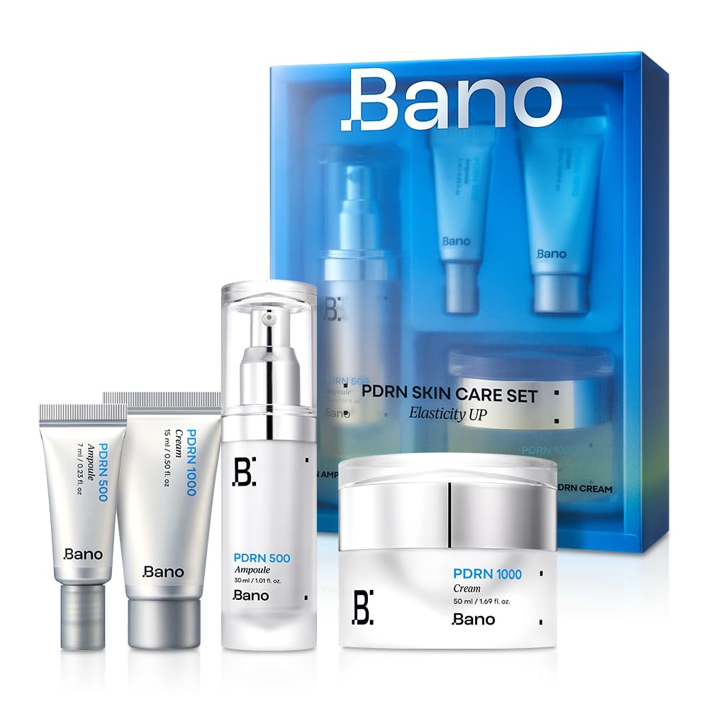 Bano PDRN serum bottle pour for firmer-looking skin