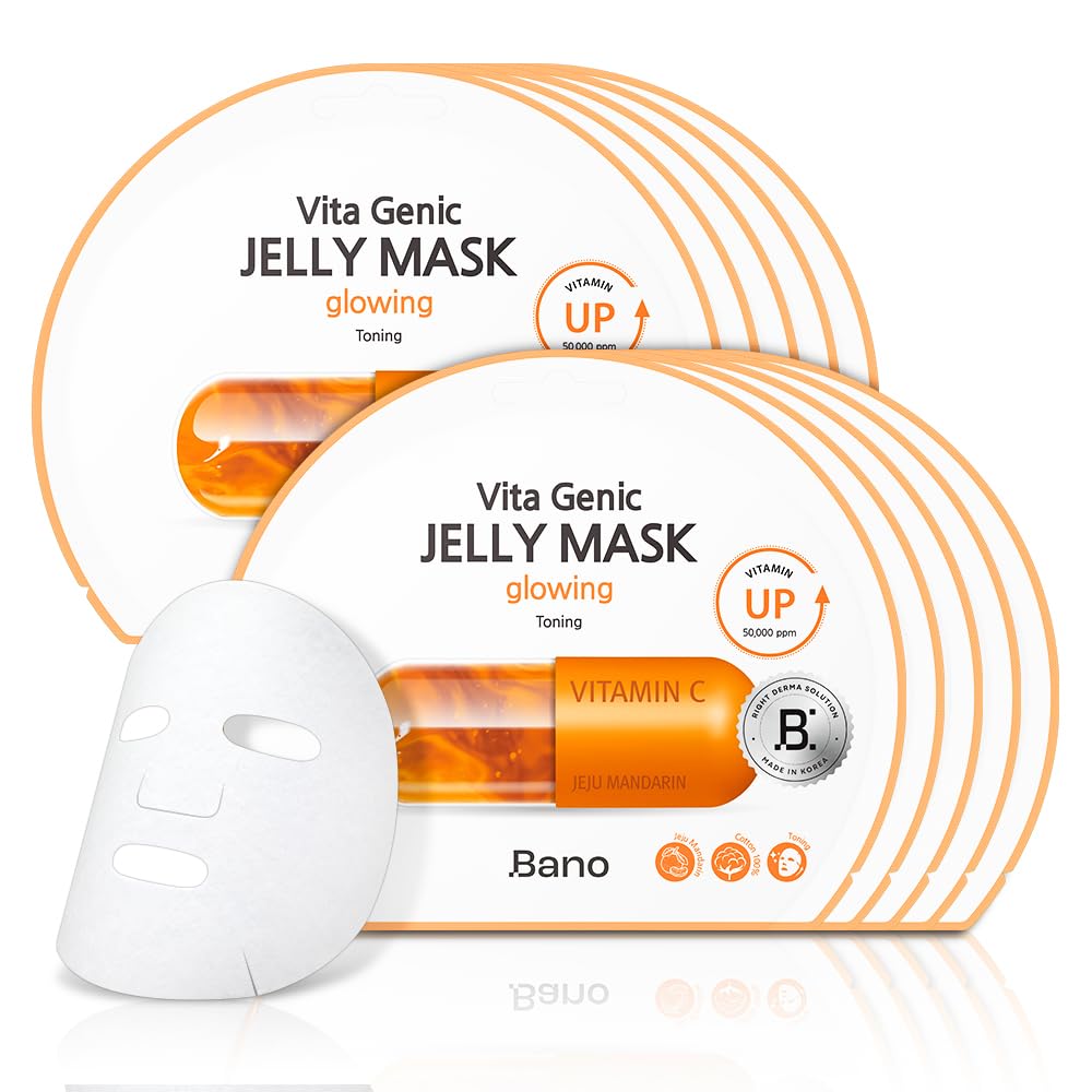 Bano Vita Genic jelly mask pack ready for hydration and glow.