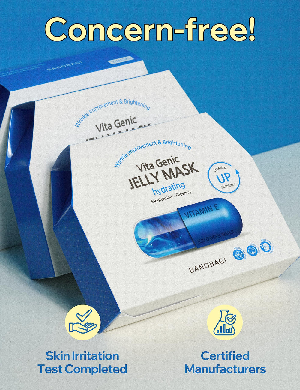 BANOBAGI Vita Genic Jelly Mask 10-sheets pack for home spa routine
