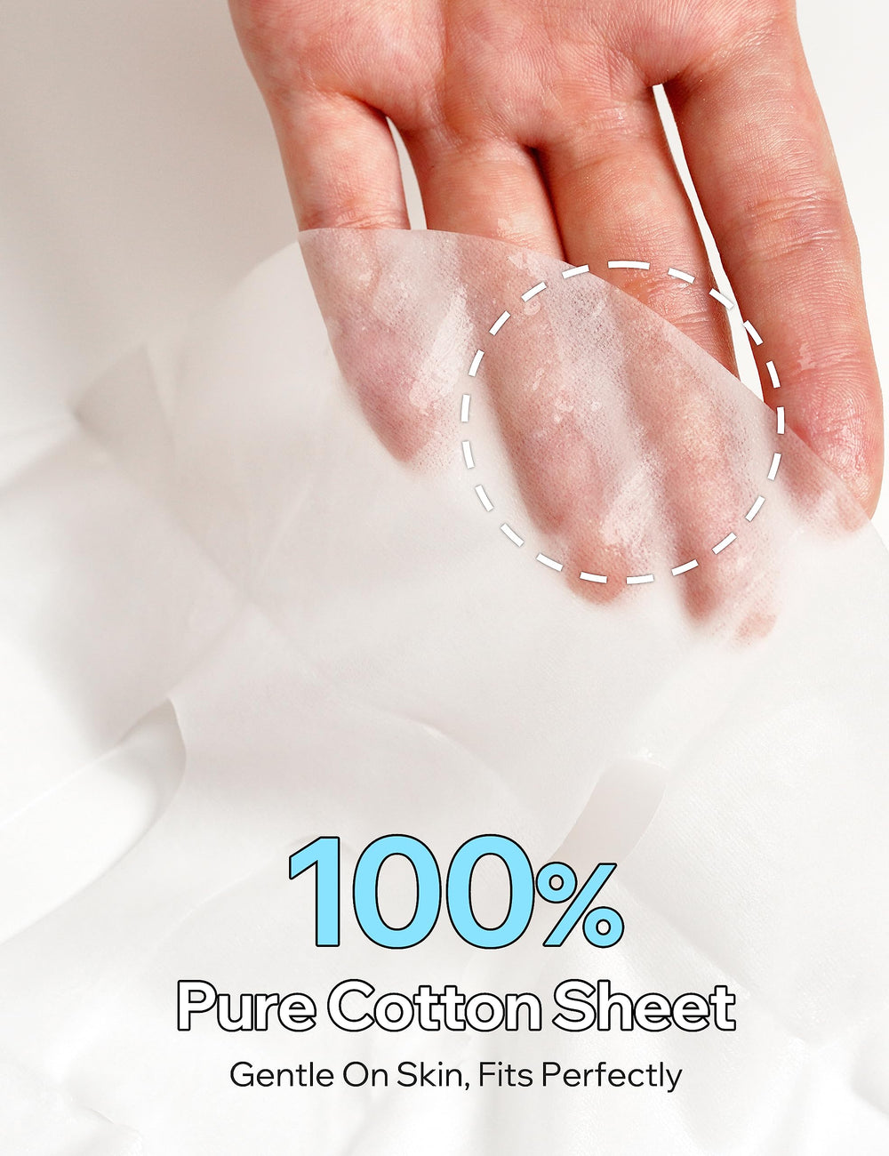 BANOBAGI Vita Genic sheet mask texture shows lightweight adherence