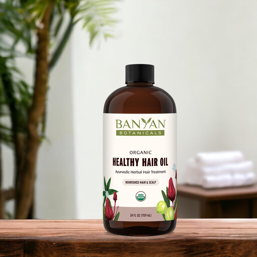 Banyan Botanicals 24oz bottle packaging ready for long-term use