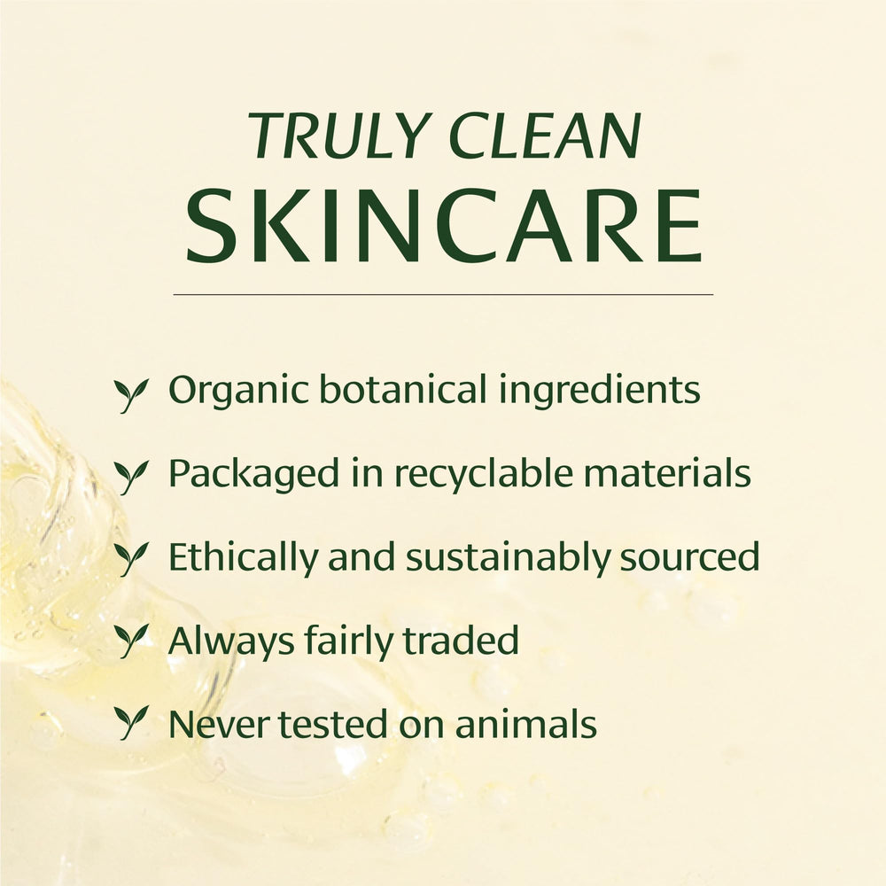 Banyan Botanicals Face Oil applying with fingertips on skin.