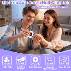 Baopilong clipper with LED light for accurate trimming in dim settings.