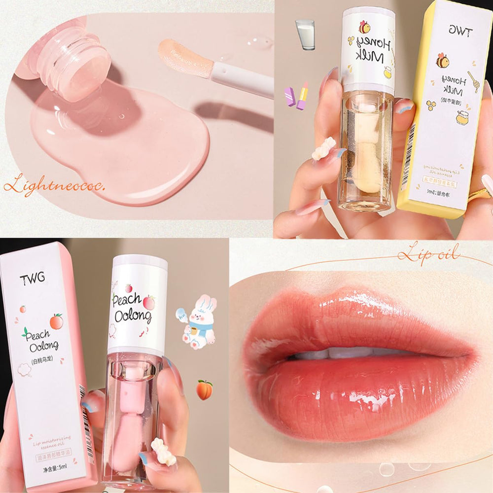 Baorder easy-application lip oil brush ensures neat, even coverage