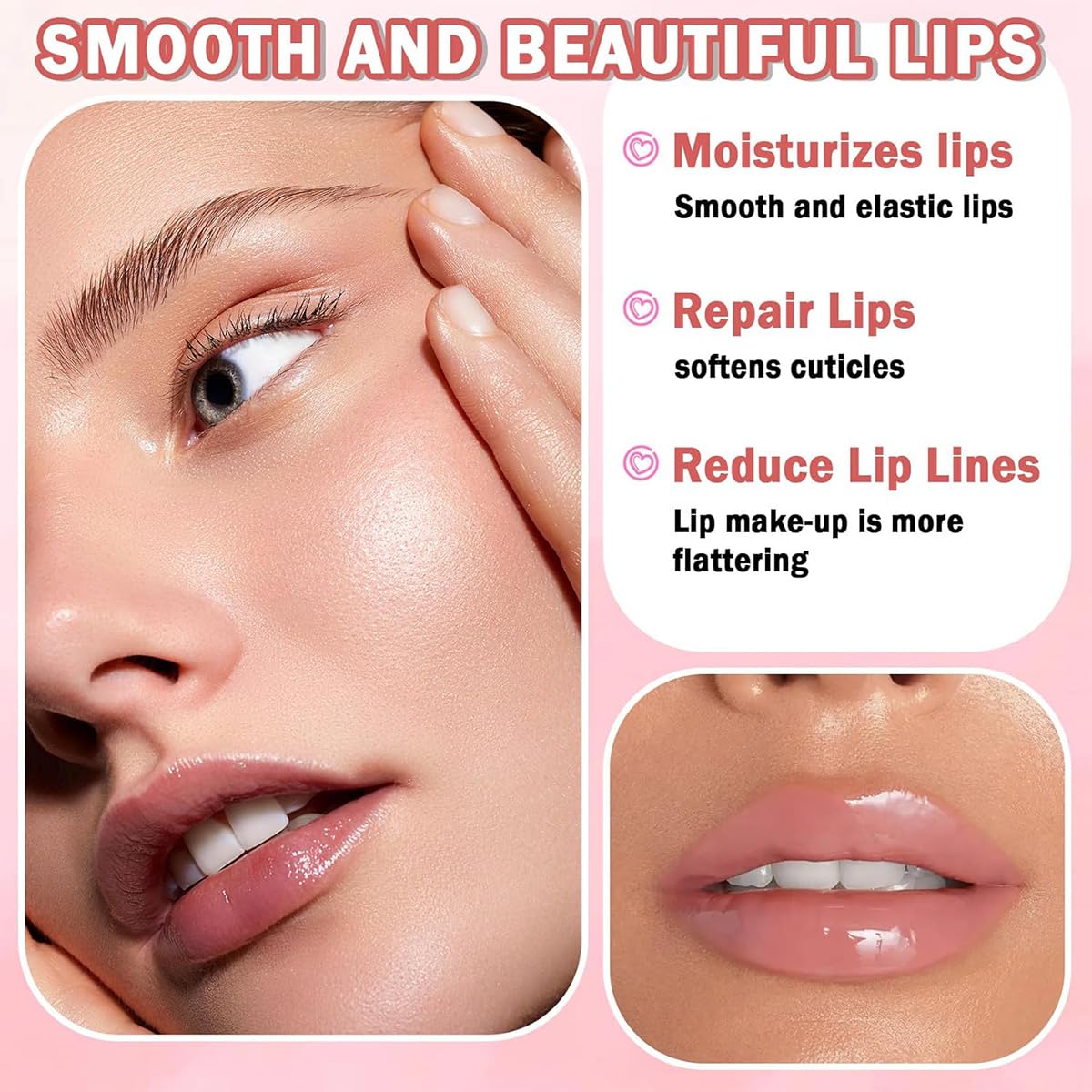 Baorder long-lasting nourishing lip glow oil for hydrated lips all day