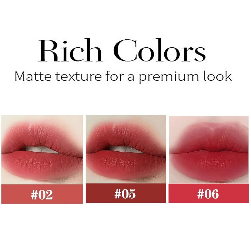 Baorder Mist Matte Velvet Lipstick with silky, long-wearing color.